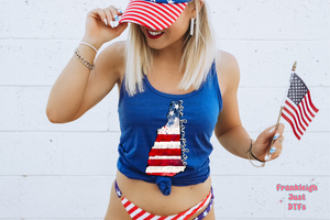 American Flag States N-W (Pocket and Adult Sizes)