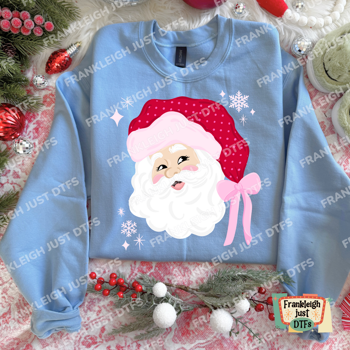 Santa Light with Snowflake Hat