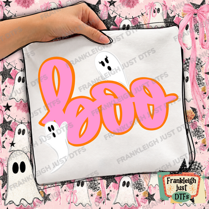 Boo (Orange and pink)