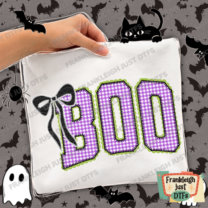 Boo Purple with bow