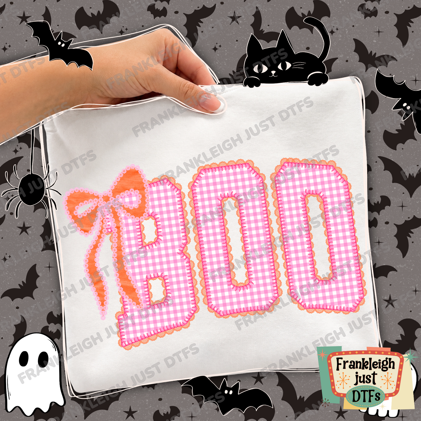 Boo Pink with bow