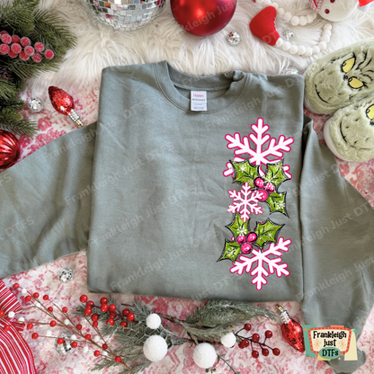 Pink Santa Sleeve