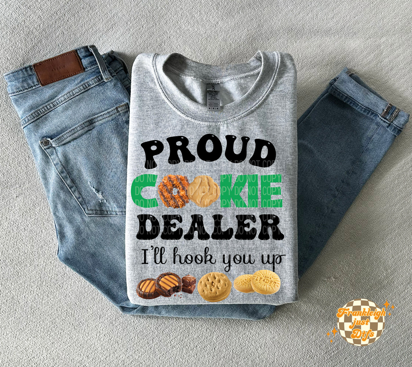 Proud cookie dealer
