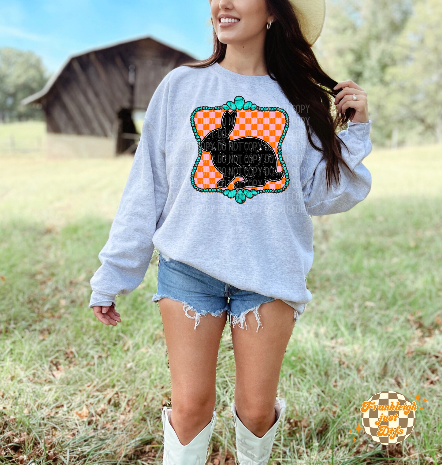 Stock Show Animal Checkered (Pink)