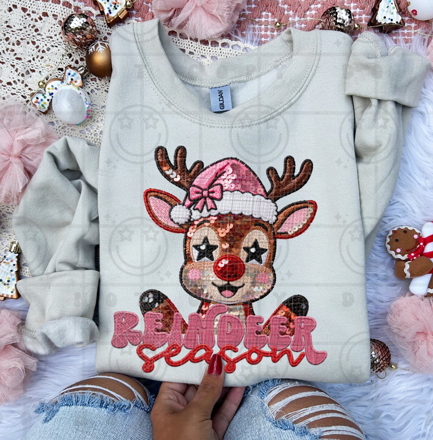 Reindeer season (Faux Sequins)