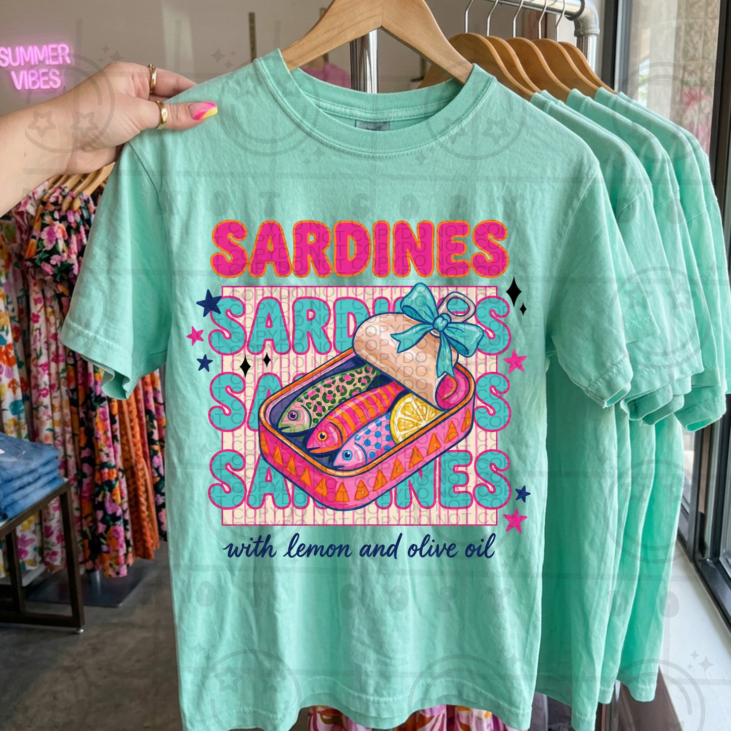 Sardines with lemon olive oil