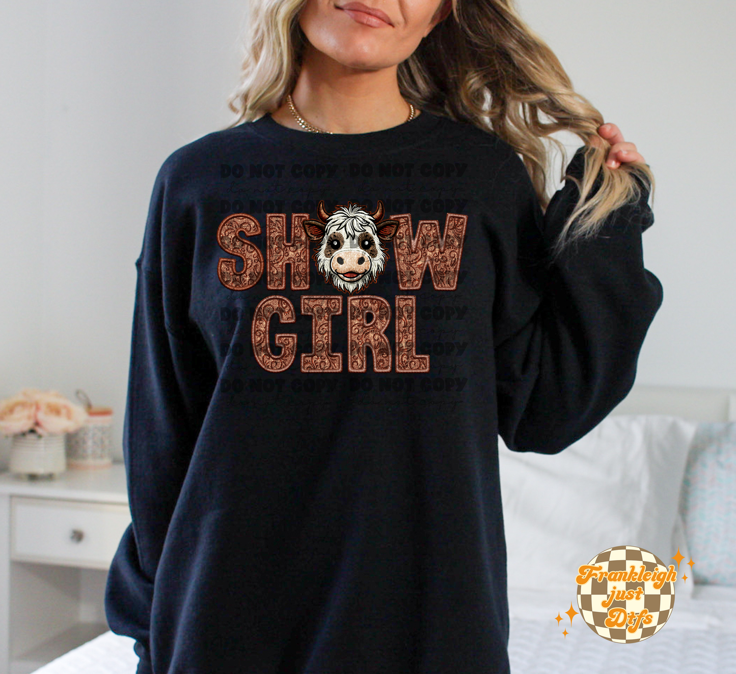 Show Girl (Faux Embroidery) Multi animals