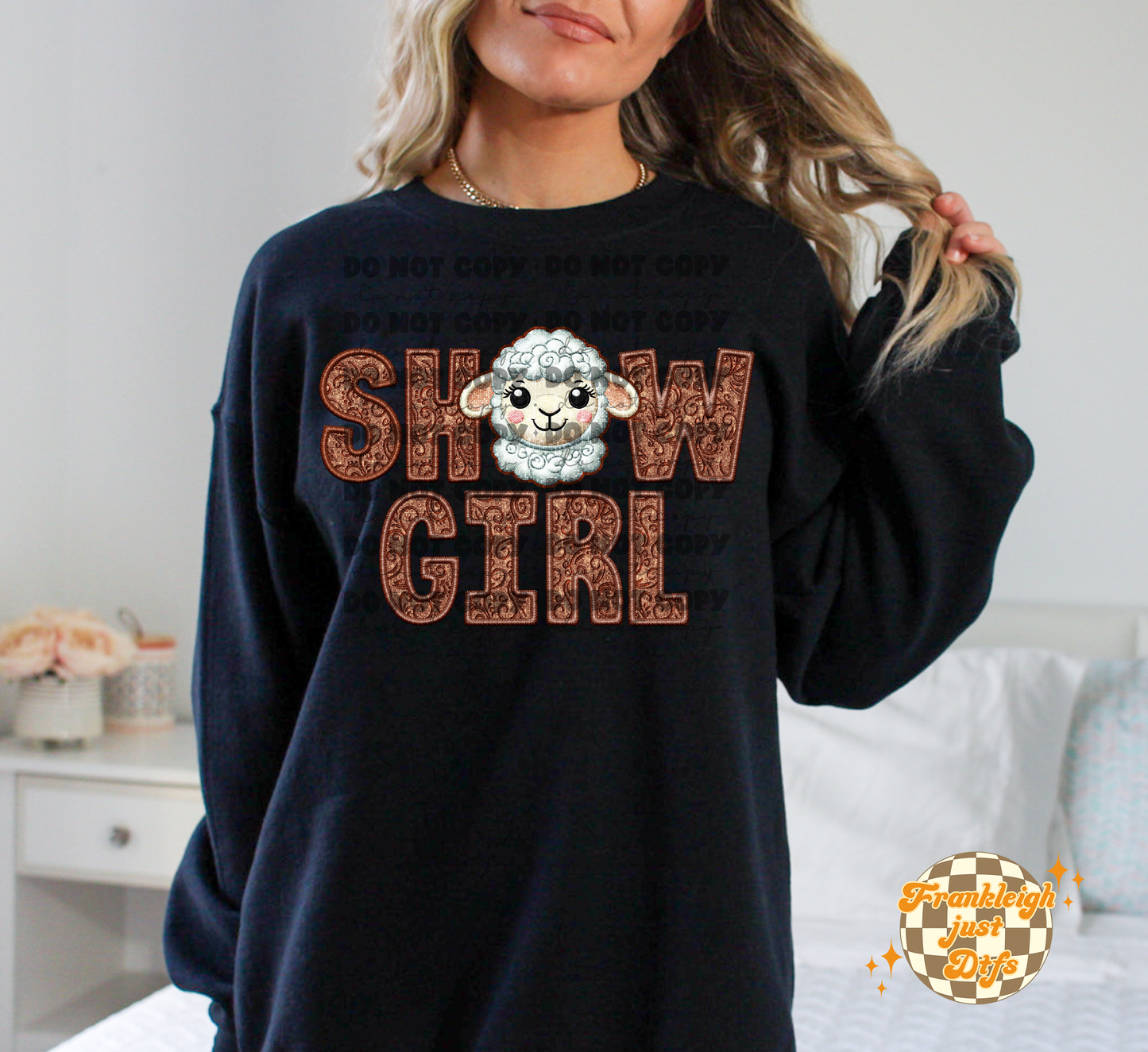 Show Girl (Faux Embroidery) Multi animals