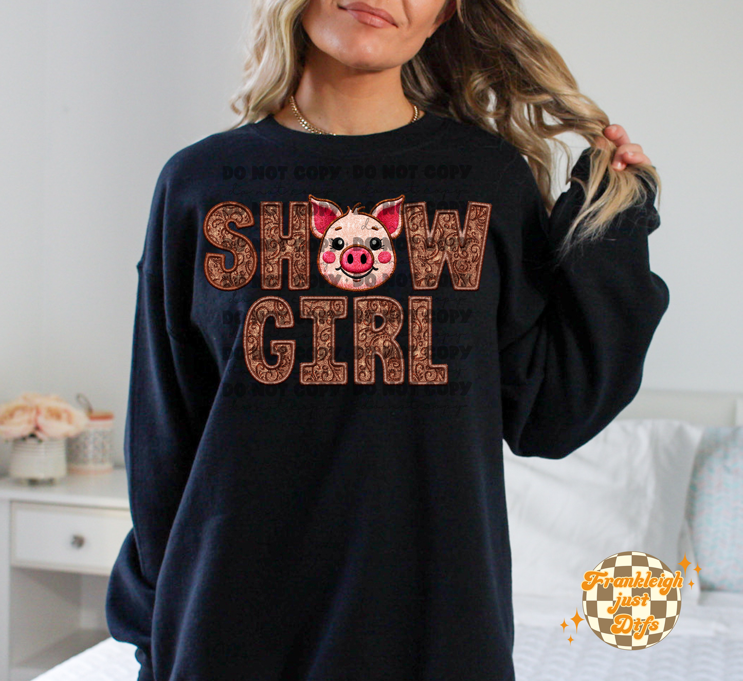 Show Girl (Faux Embroidery) Multi animals