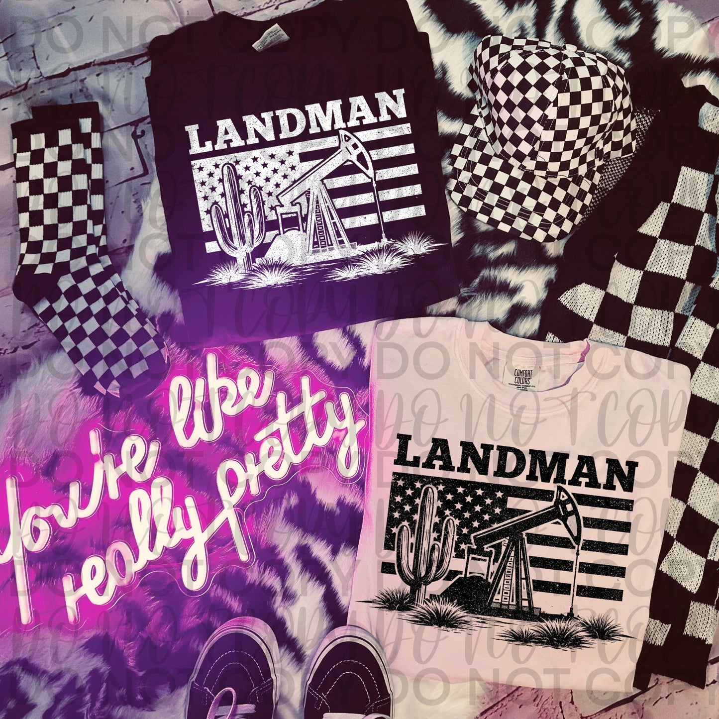 land_man flag black
