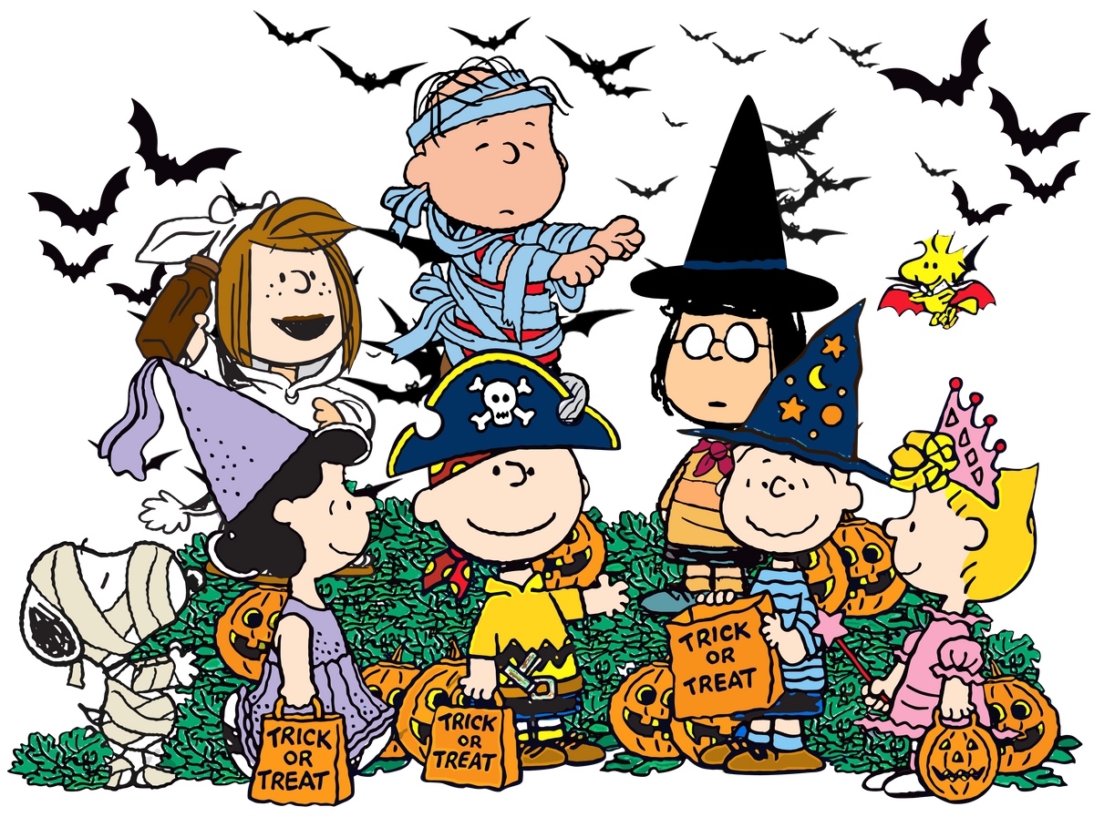 Halloween Dog and Gang