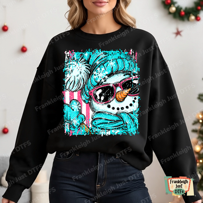 Snowman teal