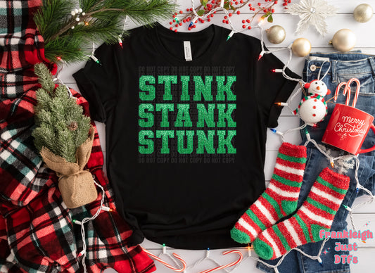 Stink Stank Stunk (Faux Glitter)