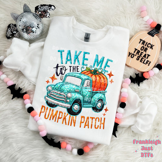 Take me to the Pumpkin Patch (Faux Glitter)