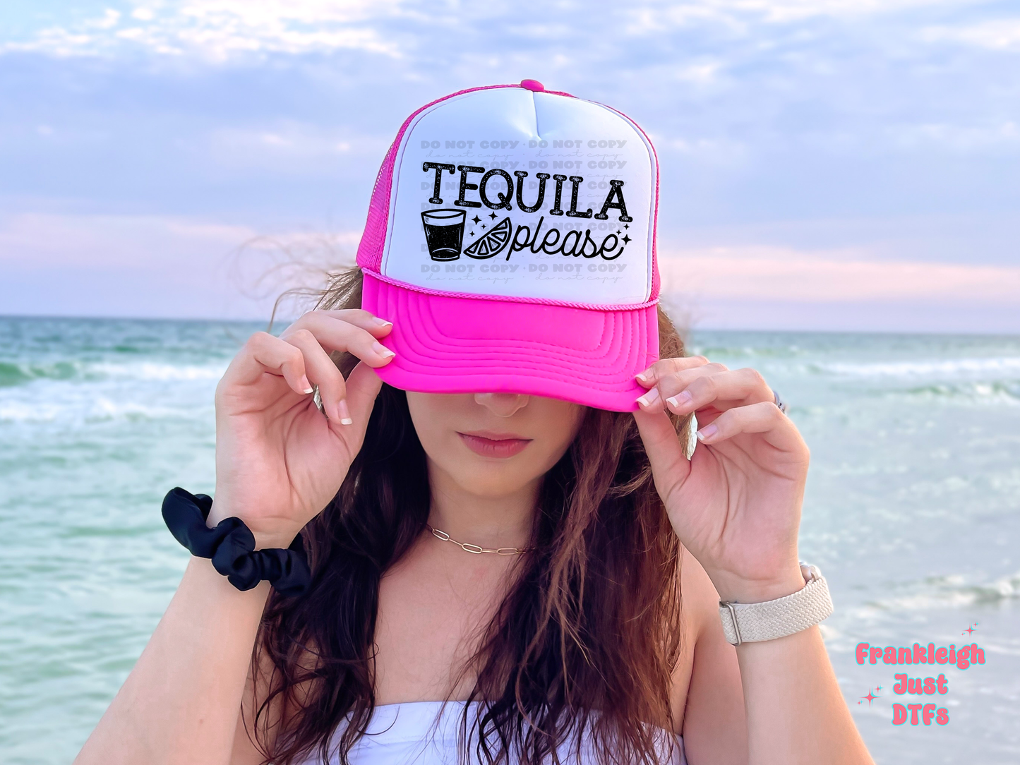 Tequila Please Hat Patch