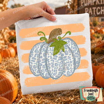 Blue Leopard  pumpkin