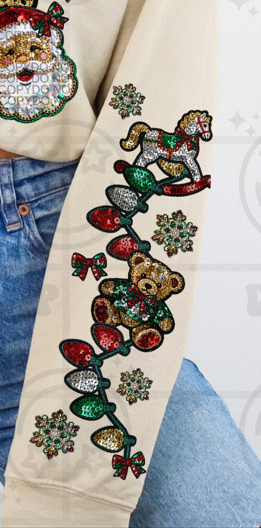 vintage merry christmas collage SLEEVE