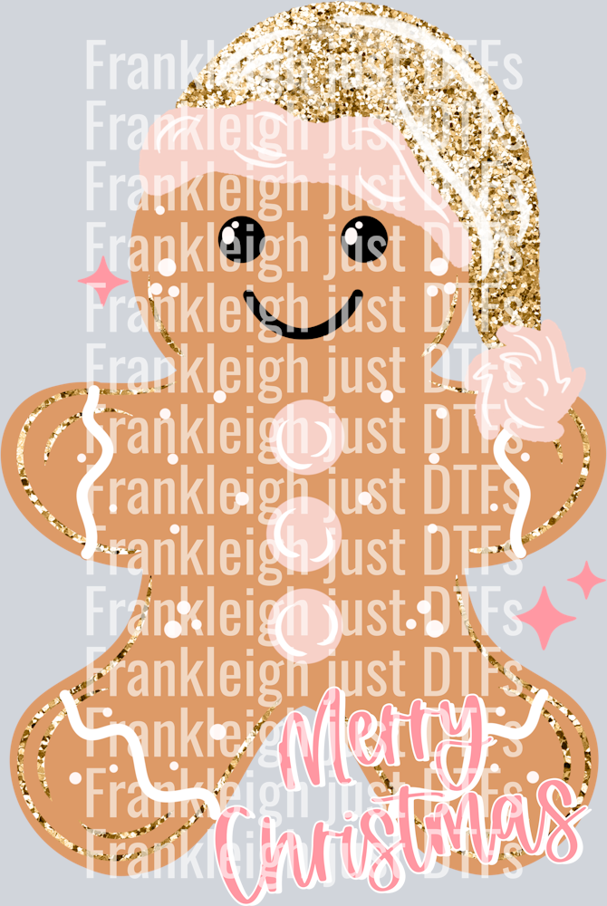 Merry Christmas Glitter (Gingerbread 2)