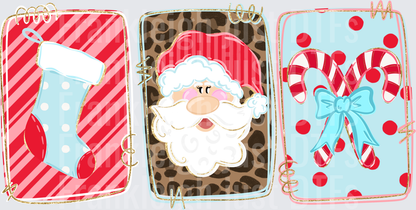 Christmas trio Blue