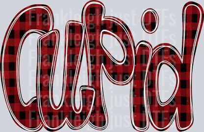 Cupid Funky Doodle Buffalo Check