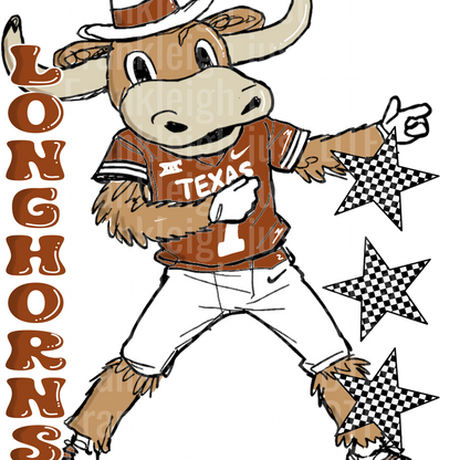 Longhorns Sketch