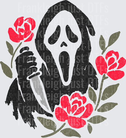 GHOSTFACE FLORALS DOODLE