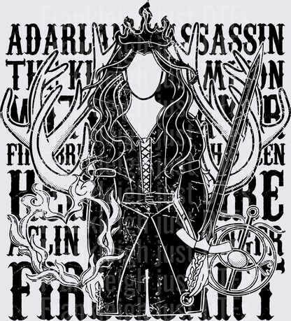 TOG Aelin Fireheart Distressed Black