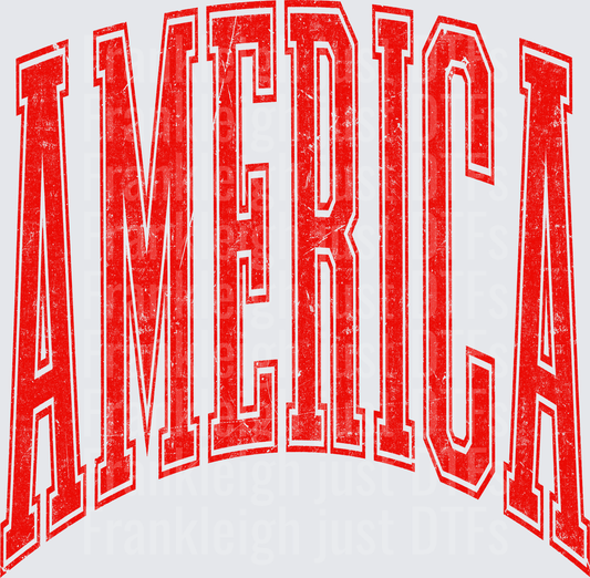 America in red