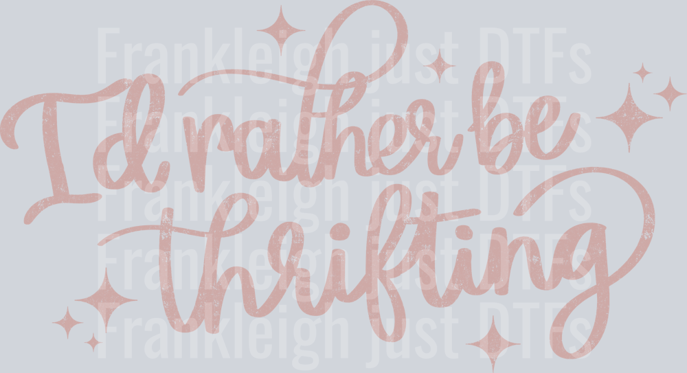 Rather Be Thrifting in Pink