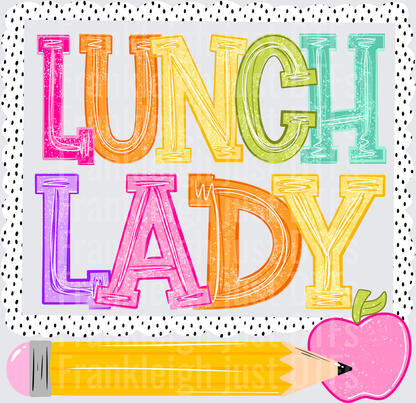 Lunch Lady Pencil