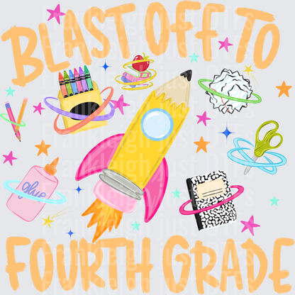 Blast off to fourth grade