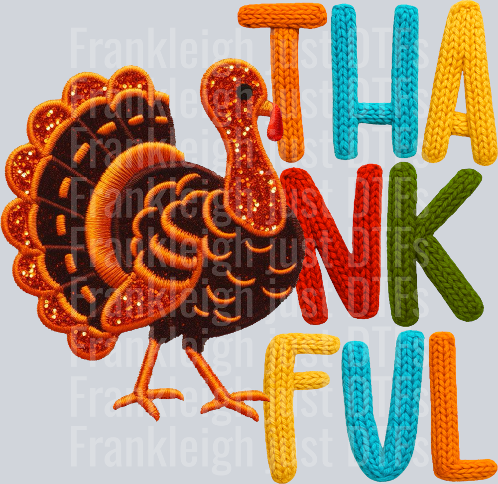 Thankful Turkey Faux Yarn