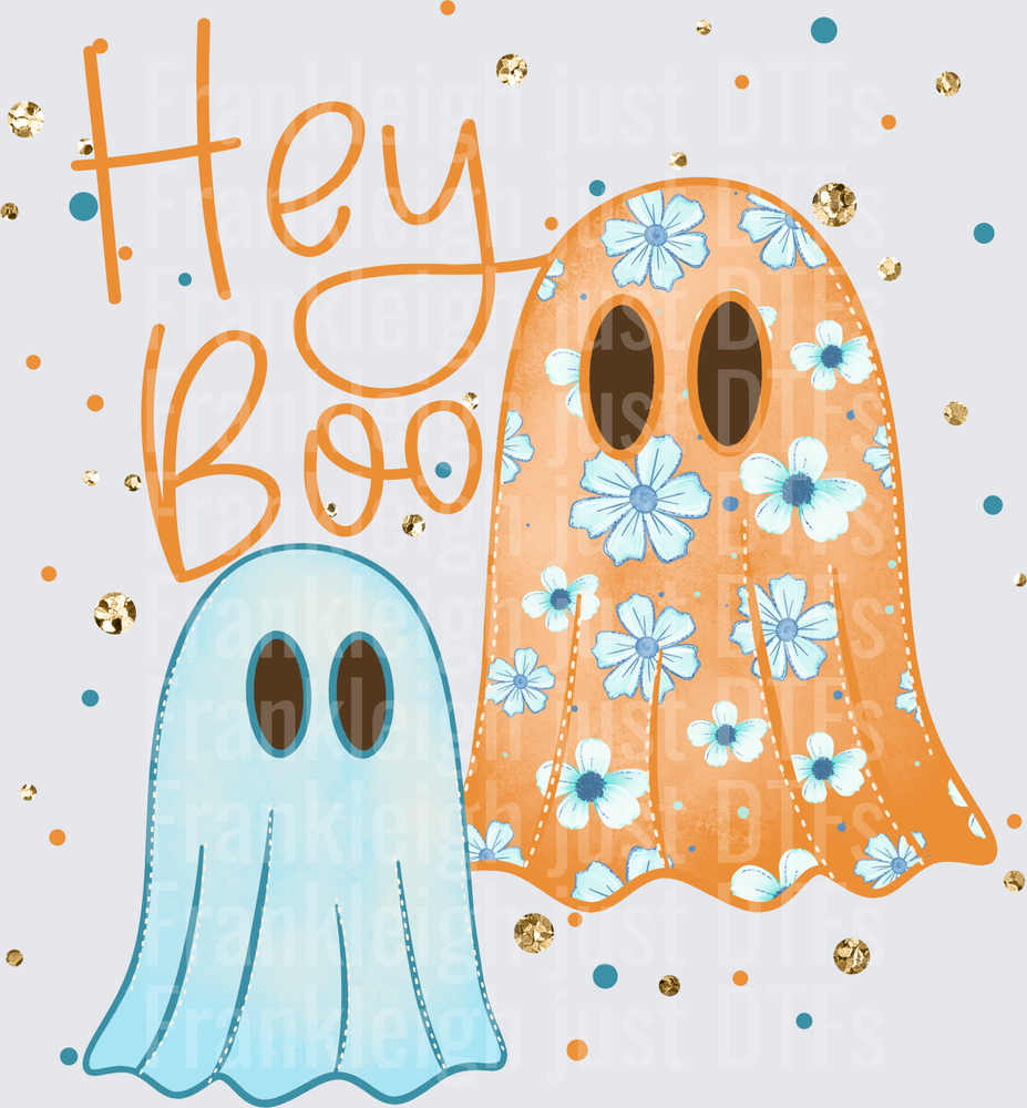 Hey Boo Floral Ghost