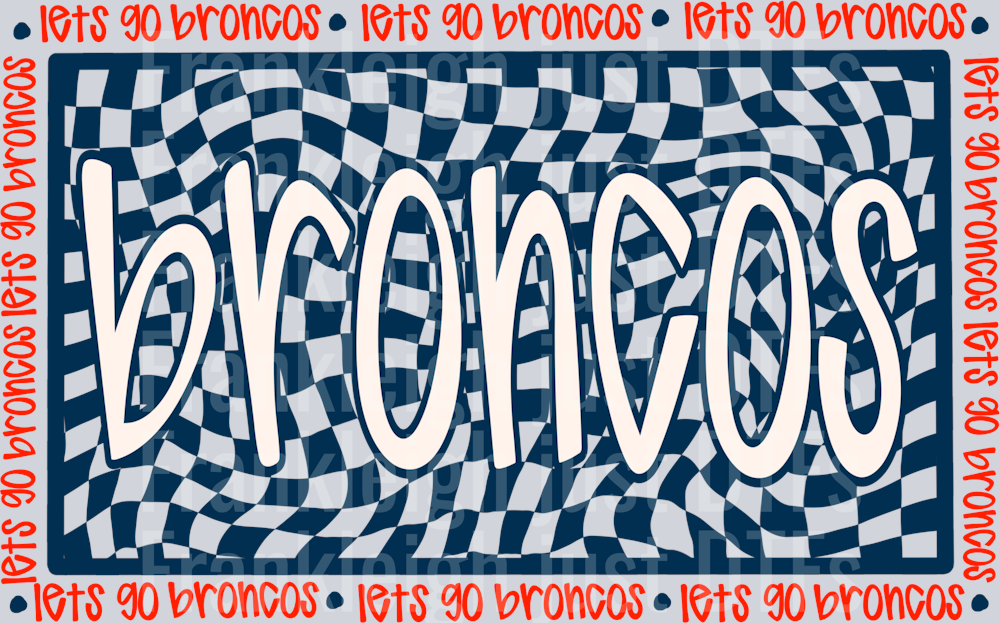 Checkered Broncos