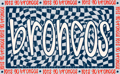 Checkered Broncos