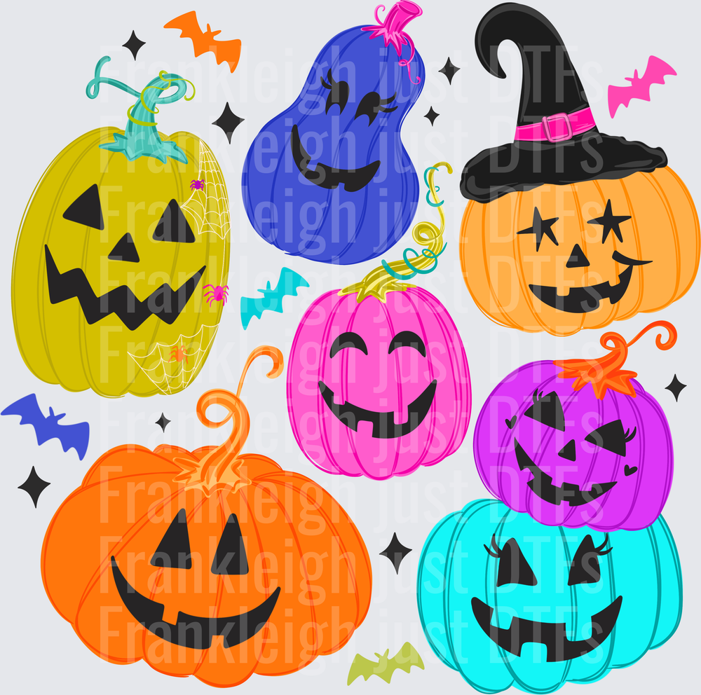 colorful pumpkins