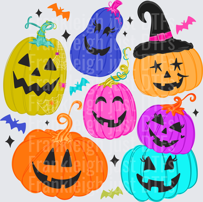 colorful pumpkins