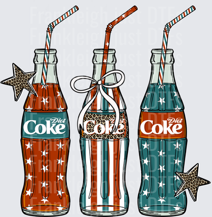 Coke Red White and Blue