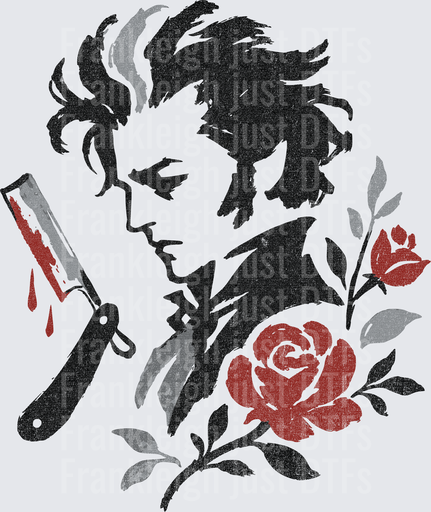 SWEENY TODD  FLORALS DOODLE