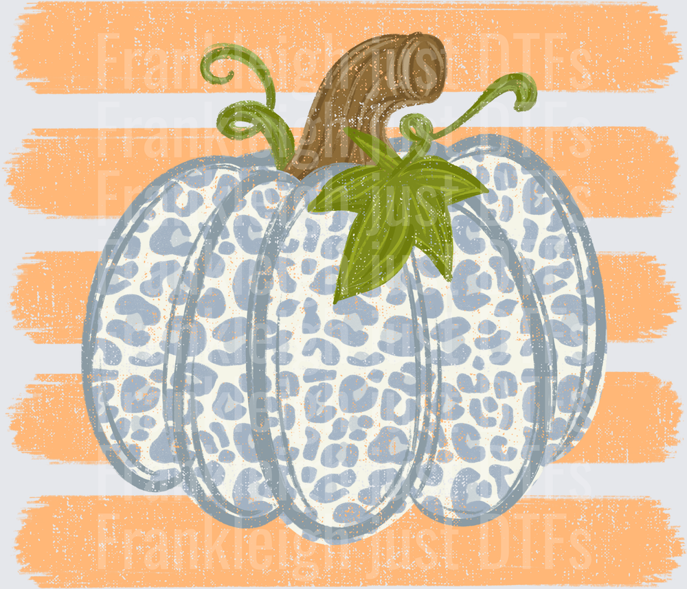 Blue Leopard  pumpkin