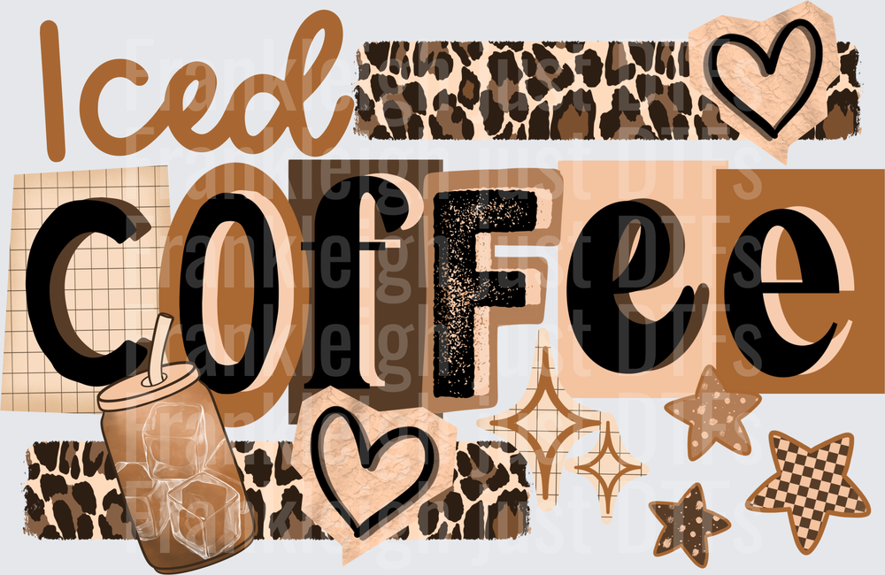 Iced Coffee Leopard