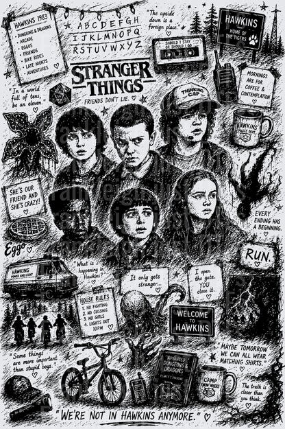Stranger Things Collage