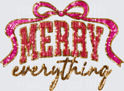 merry everything sequin