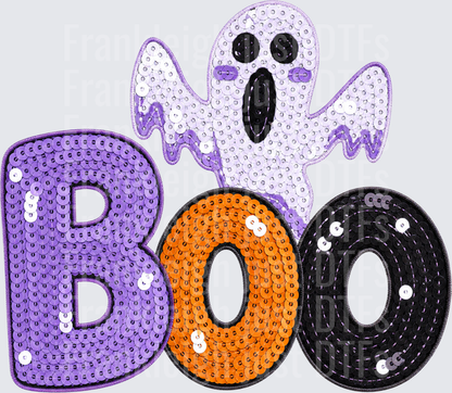 Boo ghost sequin