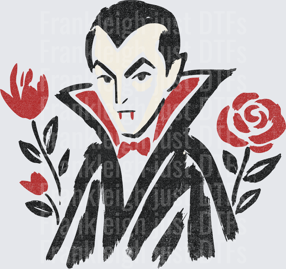DRACULA FLORALS DOODLE
