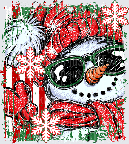Snowman Red
