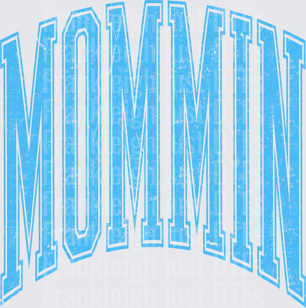 Mommin in Blue