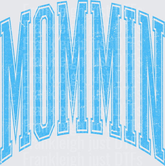 Mommin in Blue
