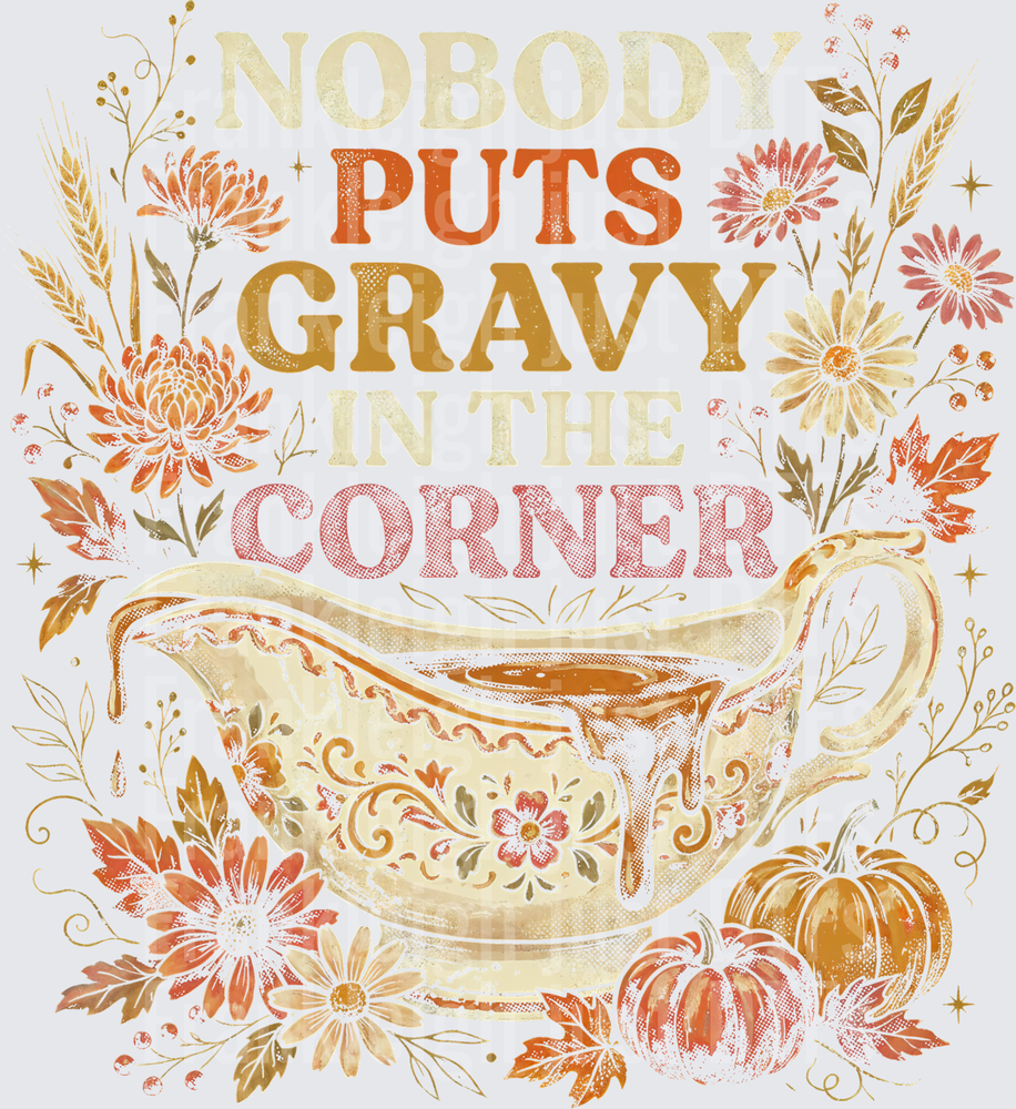 Gravy in the corner (Halftone)