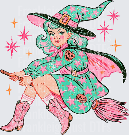Vintage Cowgirl Witch